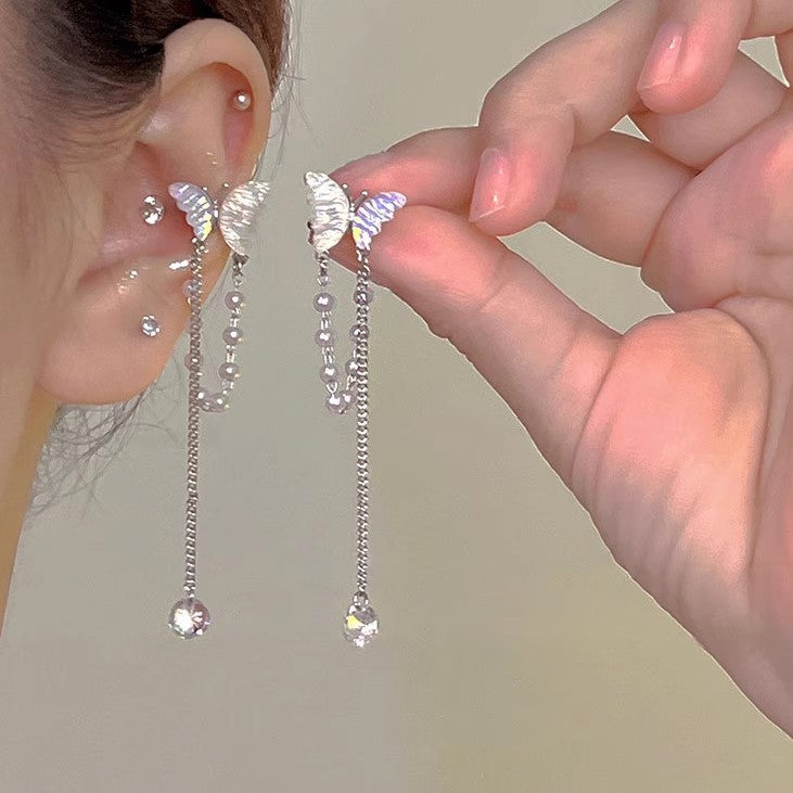 【W004】Zircon earrings -High quality