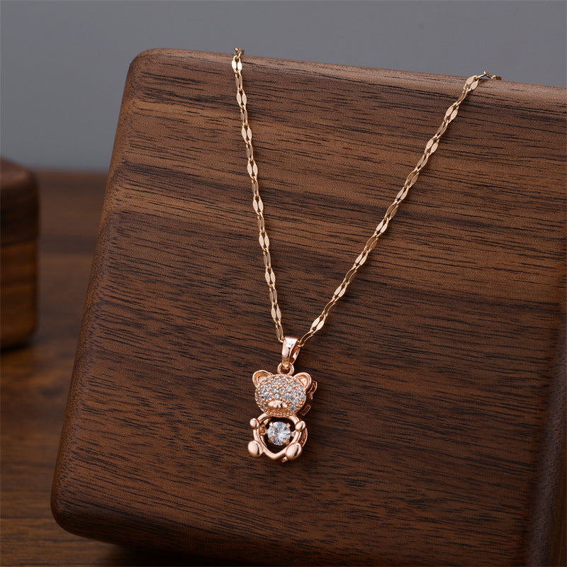 【W005】Zircon necklace -High quality