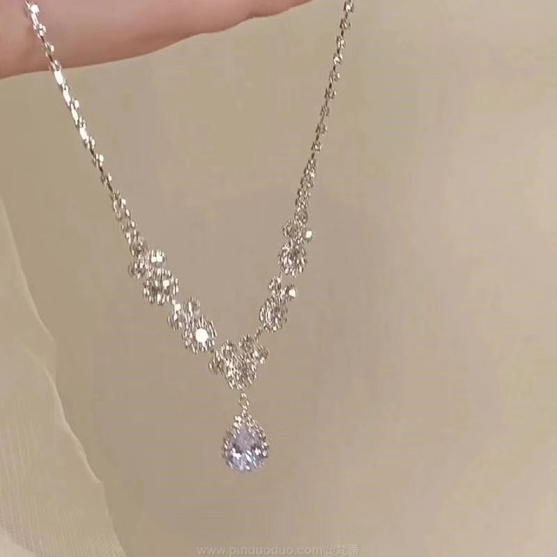 【W005】Zircon necklace -High quality