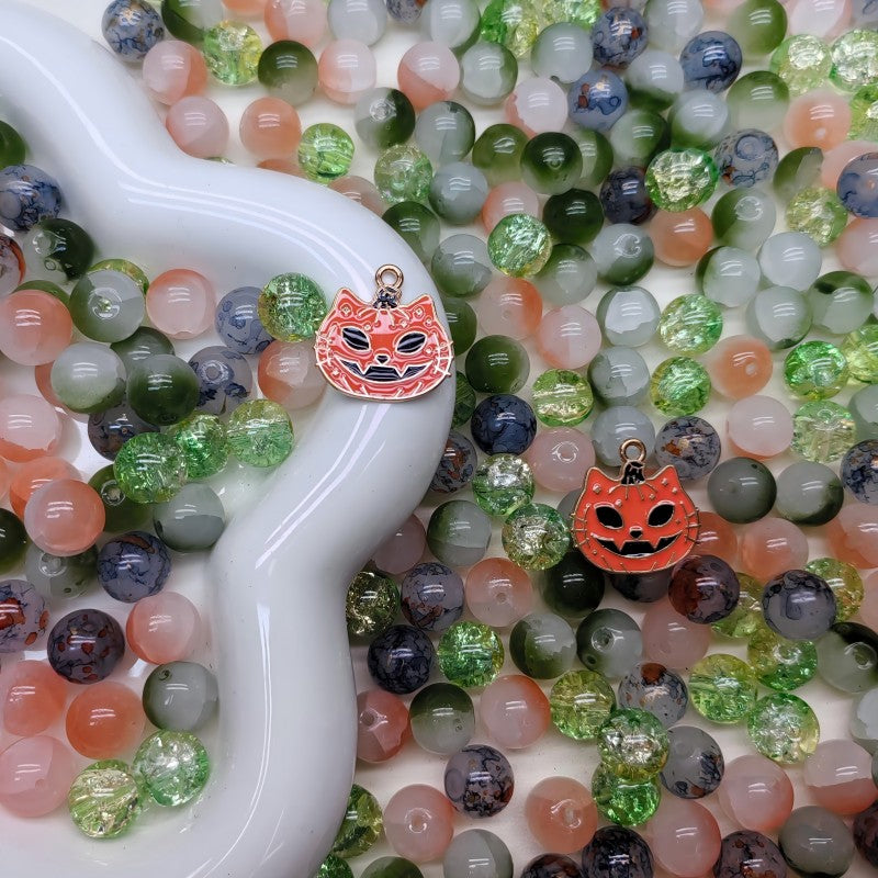 【A170】Early autumn -High quality glass beads（pack on live)