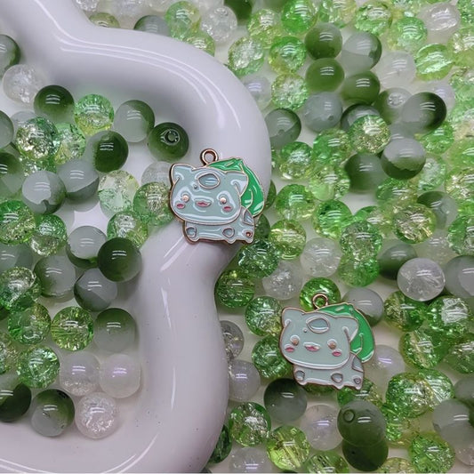 【A184】Verdant thicket -High quality glass beads（pack on live）