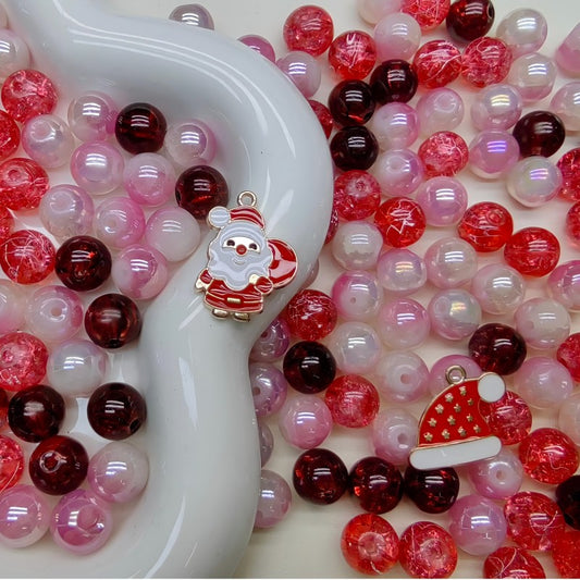 【A180】 Sunset glow-High quality glass beads（pack on live）