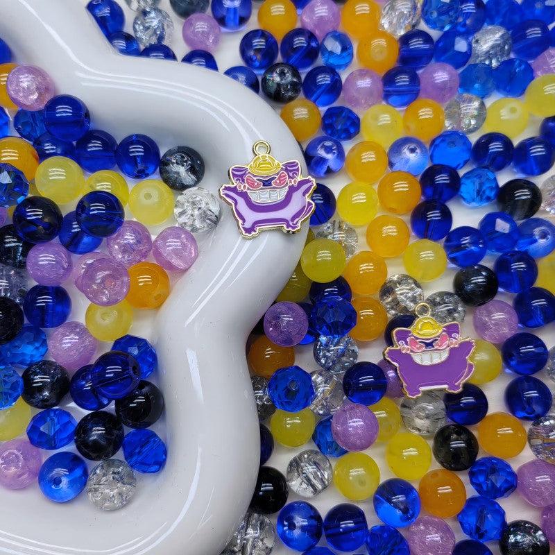 【A182】Fruit pltter  -High quality glass beads（pack on live）