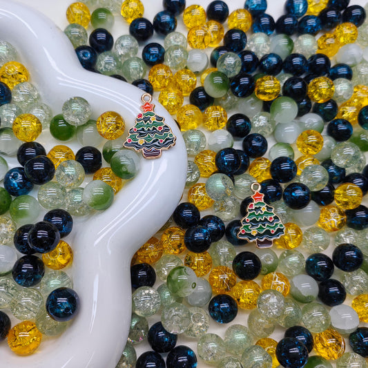 【A178】Osmanthus -High quality glass beads（pack on live）