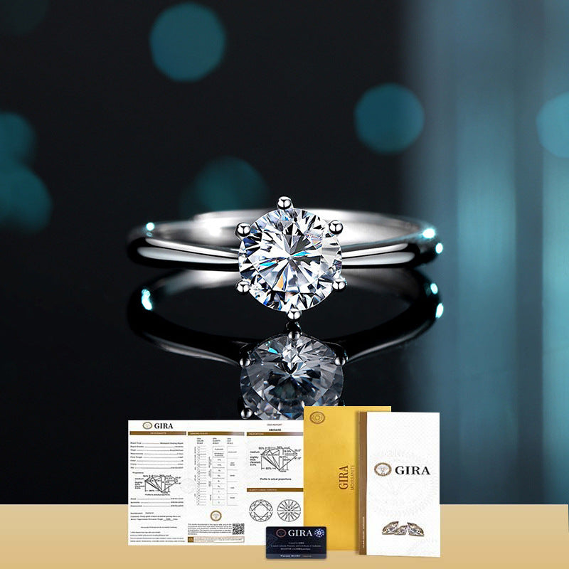 【W008】Moissanite diamond ring -High quality(NO BOGO)