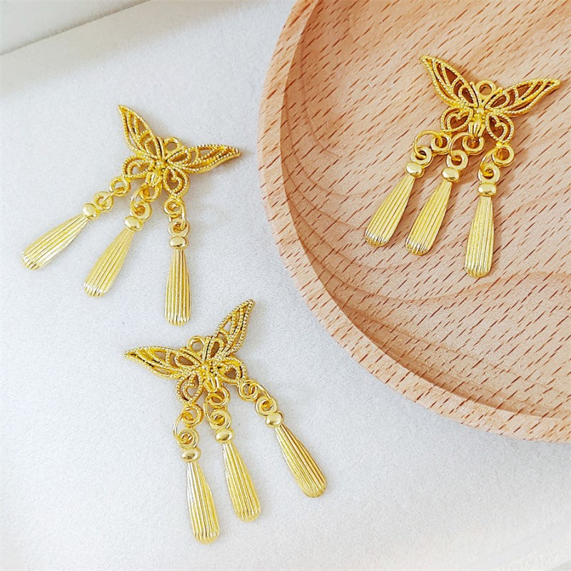 【P021】Butterfly pendant-High quality charms