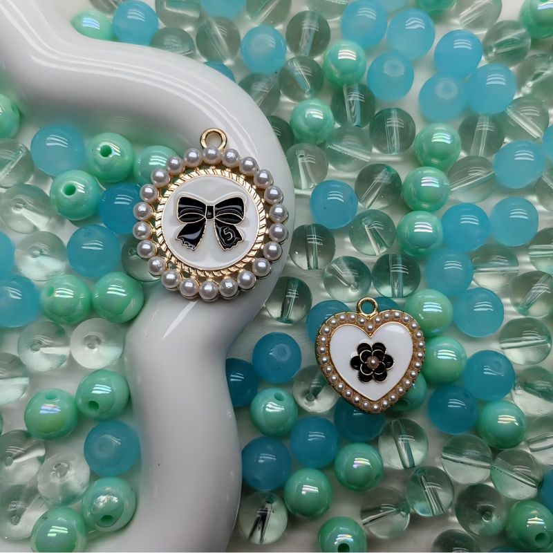 【A218】Tiffany land -High quality glass beads（pack on live)