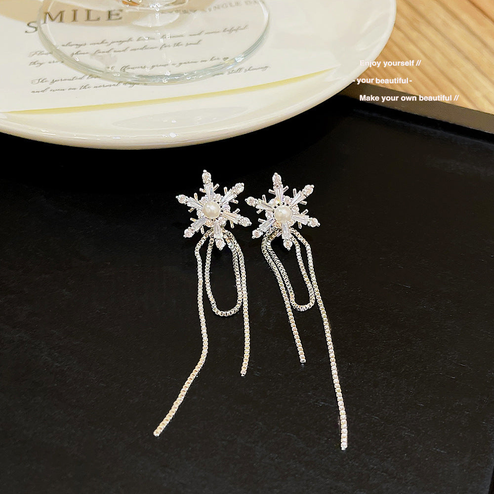 【W004】Zircon earrings -High quality