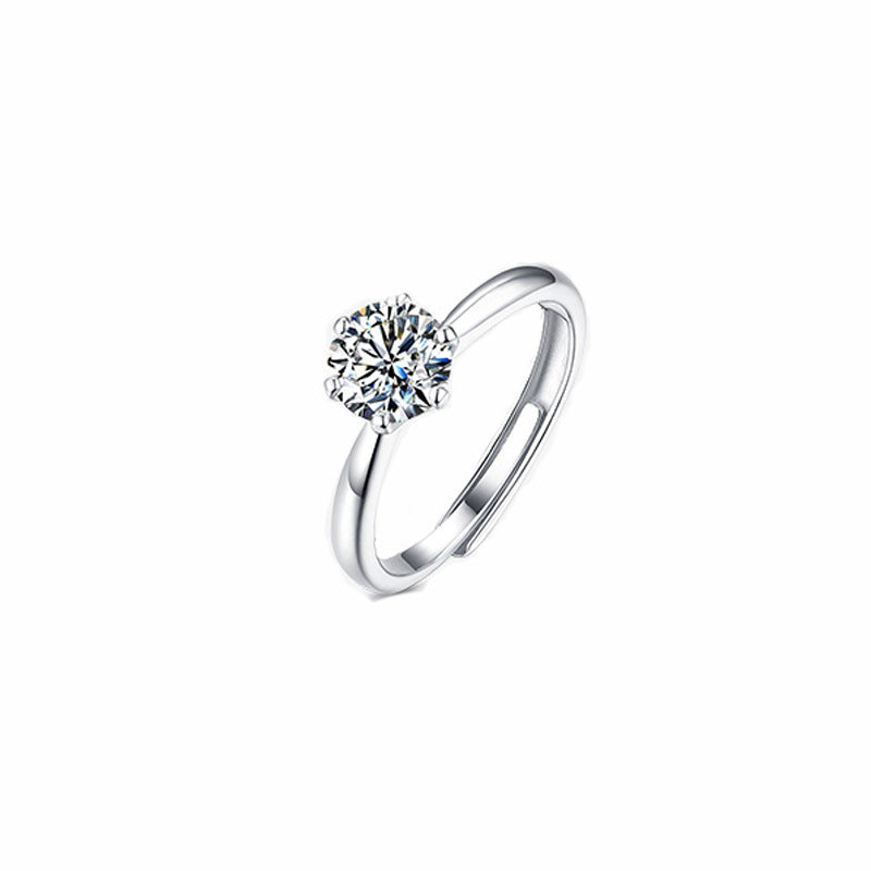 【W008】Moissanite diamond ring -High quality(NO BOGO)