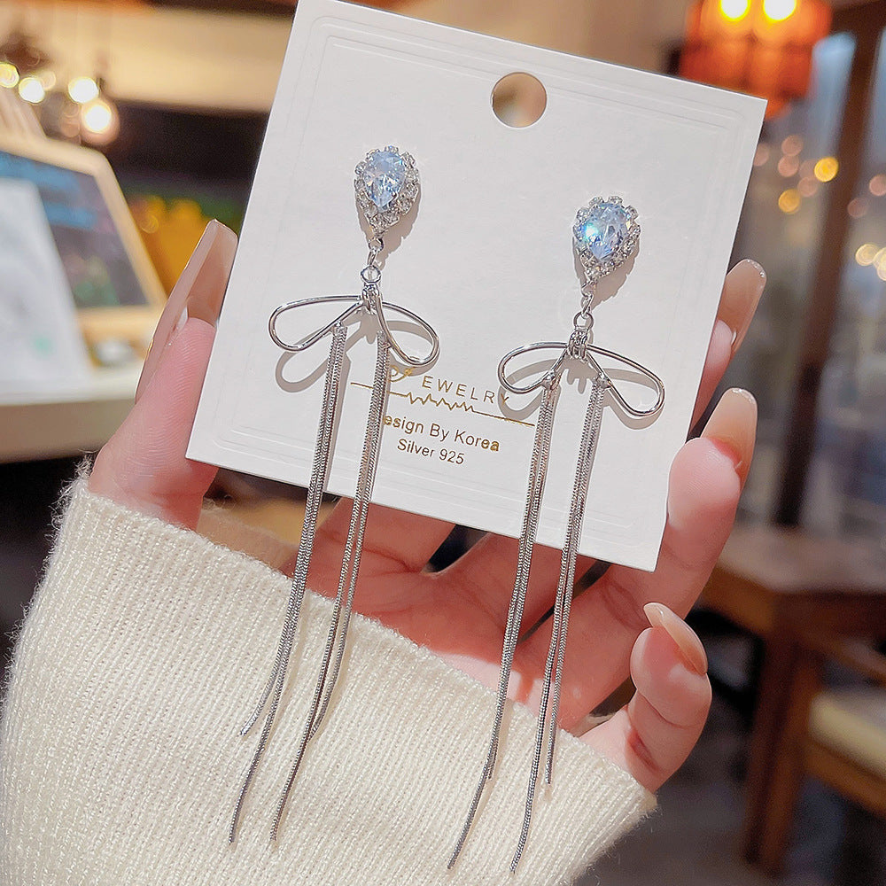 【W004】Zircon earrings -High quality