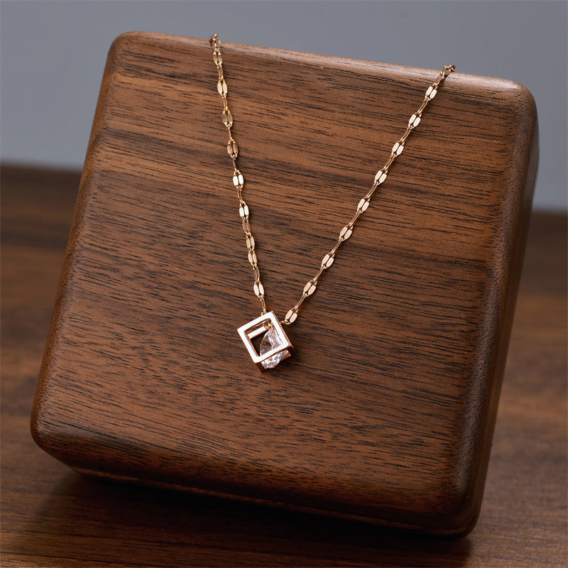 【W005】Zircon necklace -High quality