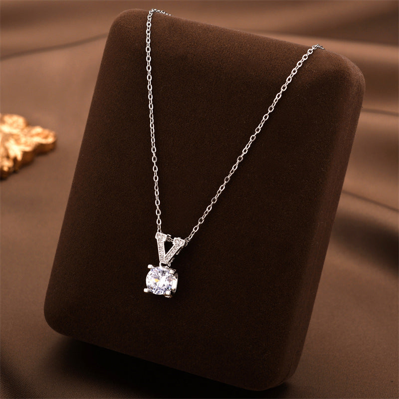 【W005】Zircon necklace -High quality