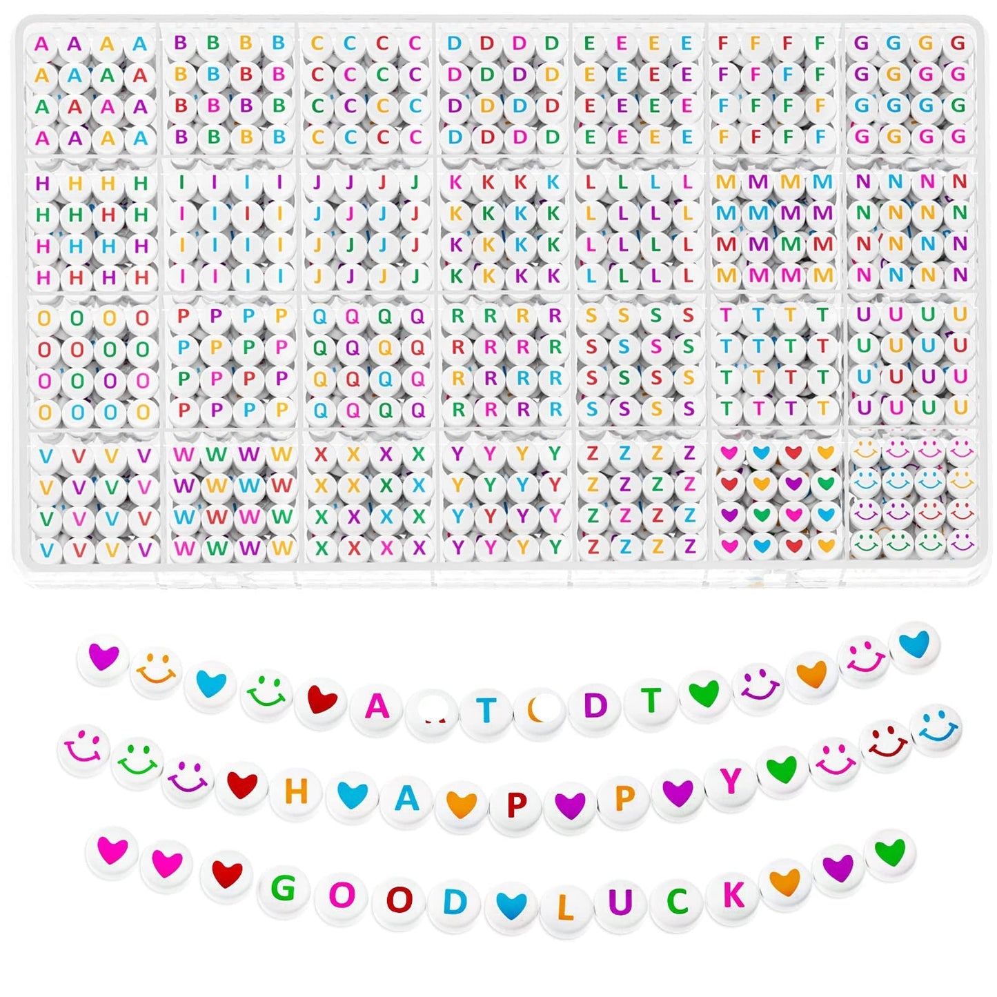 【A247】（NEW）Acrylic letter beads